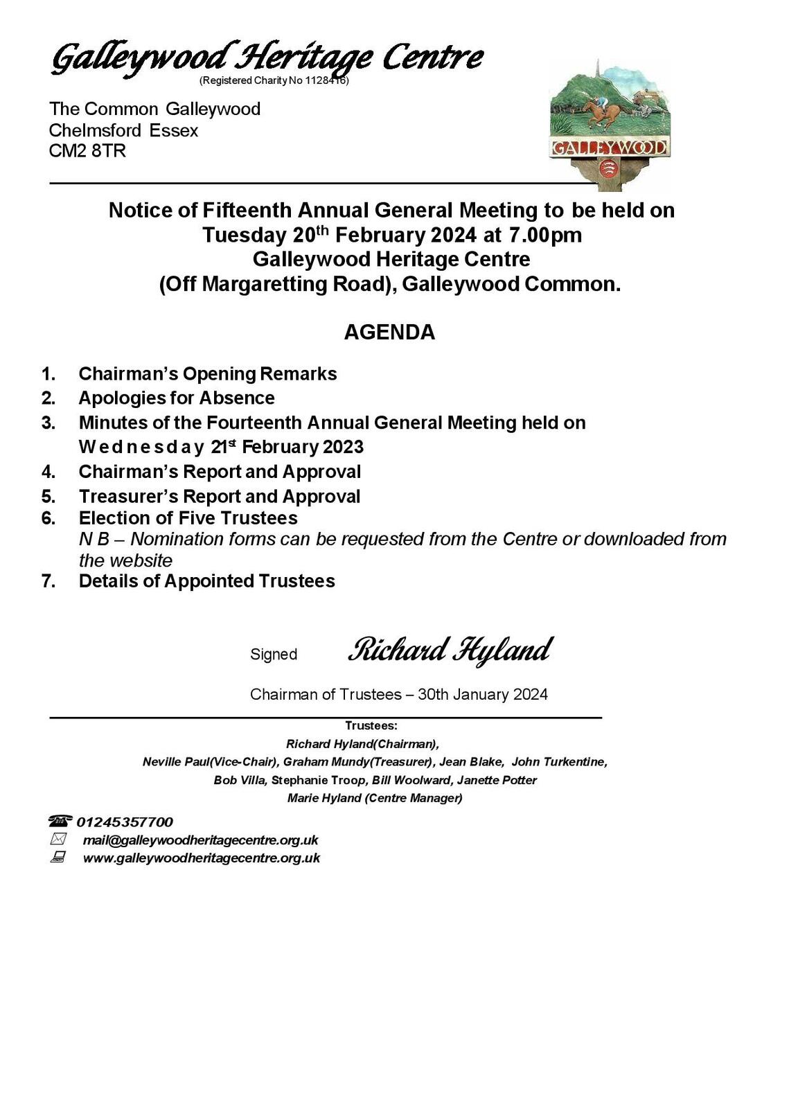 2024 AGM notice