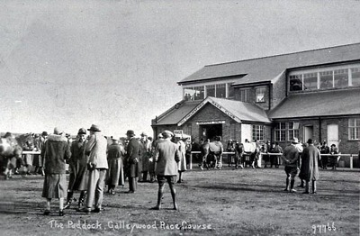 The original grandstand c1920 - viewed from the Centre's carpark